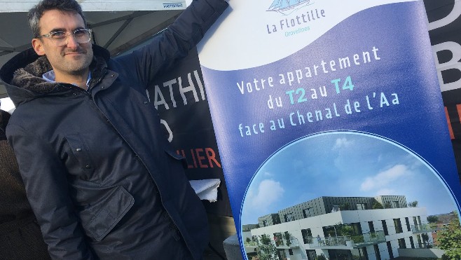 A Gravelines, une trentaine d'appartements en résidence sont en construction le long de l'AA.