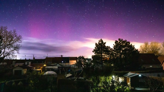 Des aurores boréales photographiées dans les Hauts-de-France