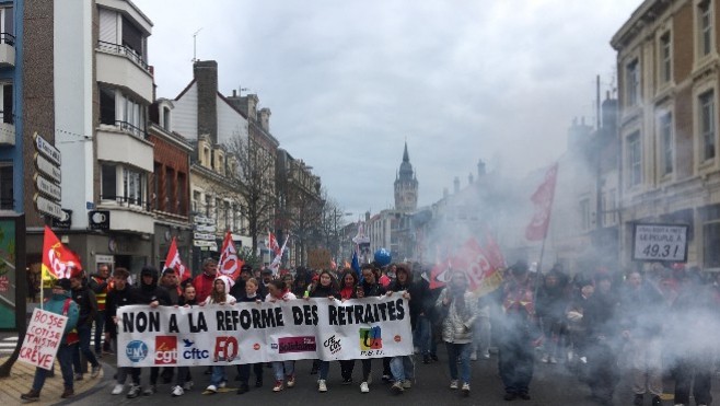 L’intersyndicale calaisienne continue la lutte contre la réforme des retraites