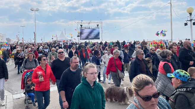 Aux Cerfs-Volants de Berck, des records de fréquentation battus en pleine semaine