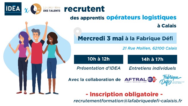 A Calais, Idéa recrute des apprentis opérateurs logistiques