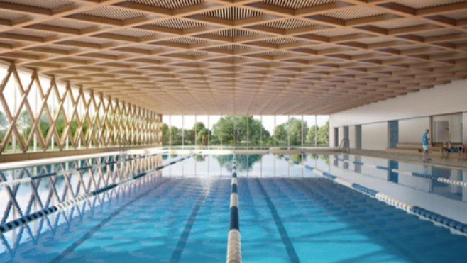 Calais : le projet architectural de la troisième piscine intercommunale dévoilé. Le RN vote pour, la gauche s’abstient