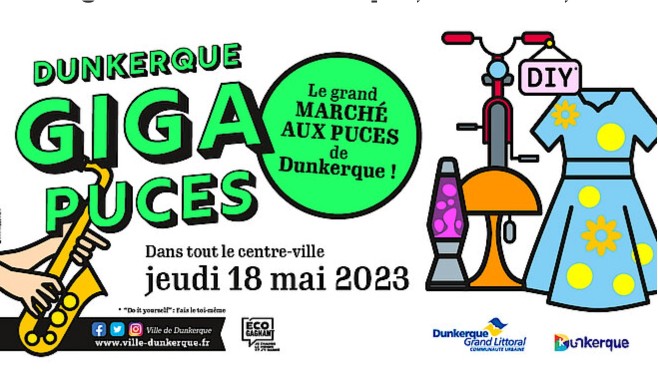 60 000 personnes pourraient se déplacer aux gigapuces de Dunkerque Jeudi 18 mai.