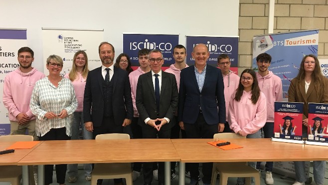 Un partenariat signé entre le lycée de Berck et le futur campus tourisme de l'ISCID-CO à Boulogne