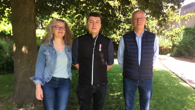 Un jeune samarien de la SNSM mis à l’honneur pour le sauvetage de trois personnes au Crotoy