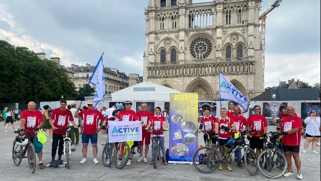 Les jeunes de l'IME de Rang-du-Fliers de retour de leur périple en vélo entre Londres et Paris