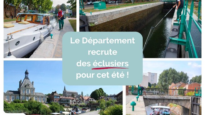 Le département de la Somme recrute des éclusiers pour cet été.