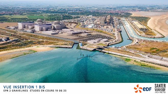 A Gravelines, le calendrier de construction des réacteurs nucléaires EPR2 se précise...