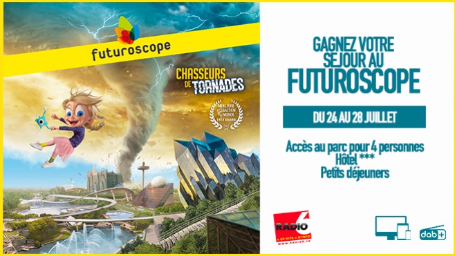 ROUE AUX CADEAUX - Radio 6 vous offre un séjour au Futuroscope