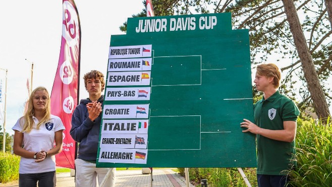 Tennis: les futurs champions au Touquet pour la Junior Davis Cup