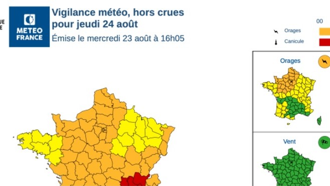 Des orages pourraient toucher les Hauts de France d'ici jeudi