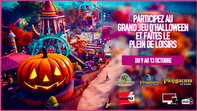 Faîtes le plein de loisirs avec Radio 6 à l'occasion d'Halloween