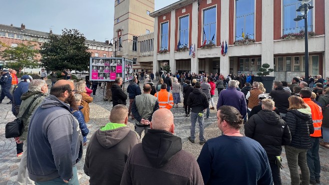 Plus de 200 personnes réunies contre le terrorisme ce lundi à Abbeville