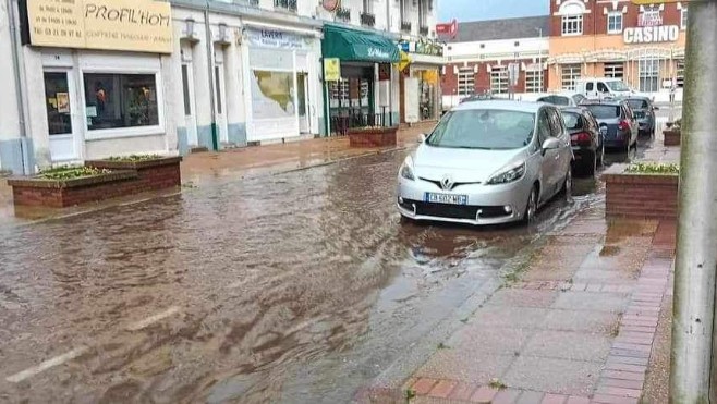 De nombreuses rues de Berck-sur-mer inondées au petit matin