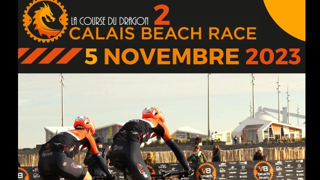Dimanche, participez à la course du Dragon avec votre VTT sur la plage de Calais !