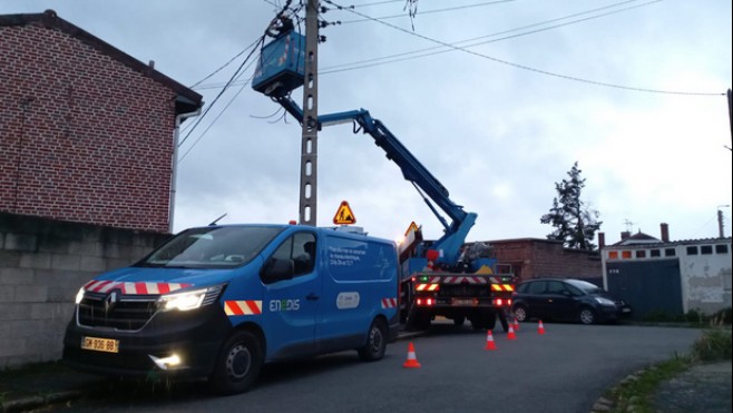 La majorité des clients Enedis réalimentée hier soir dans le Nord, le Pas-de-Calais et la Somme