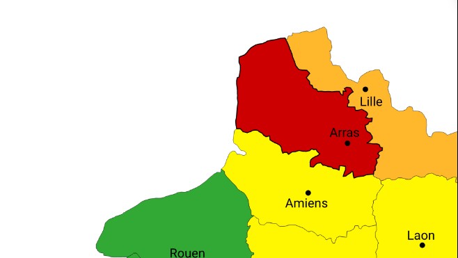 Le Pas-de-Calais repasse en vigilance ROUGE crues