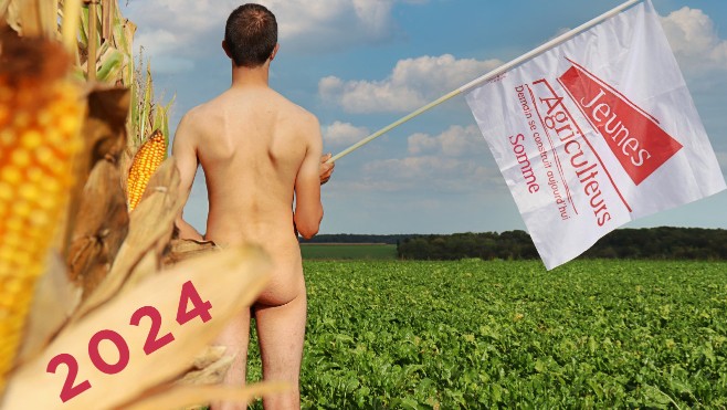 Les Jeunes Agriculteurs de la Somme posent nus dans un calendrier, pour la deuxième fois