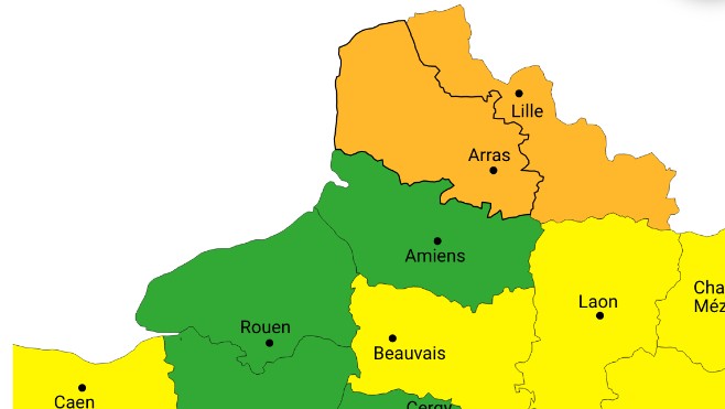 Pas-de-Calais : fin de la vigilance orange pour pluie-inondation, la Liane rebascule en vigilance orange pour crues.