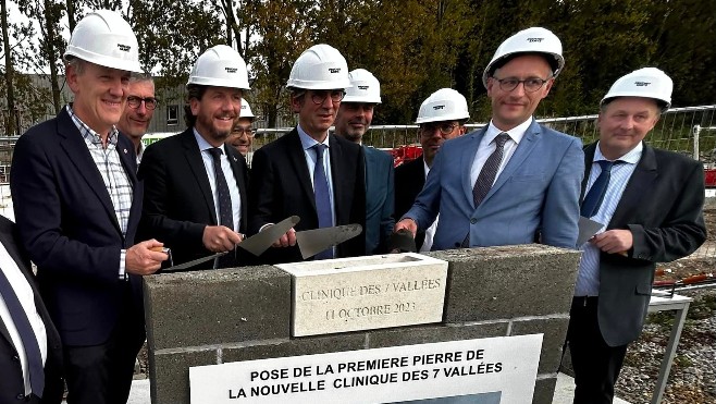 Hesdin: la construction de la nouvelle clinique des 7 Vallées a débuté