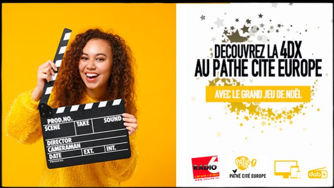 Grand jeu de noël - Découvrez la 4DX au Pathé Cité Europe