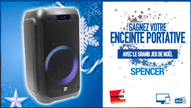 Grand jeu de noël - Spencer à Guines vous offre une enceinte portative 