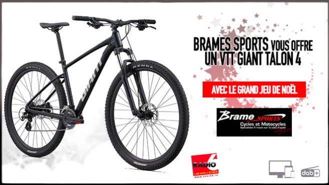 Grand jeu de noël - Brame Sports Calais vous offre un VTT d'une valeur de 600€
