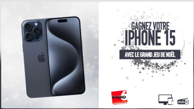 Grand jeu de noël - Gagnez un iPhone 15