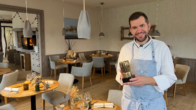 Le chef de la Clé des Champs à Favières remporte la Toque d'Or 2023