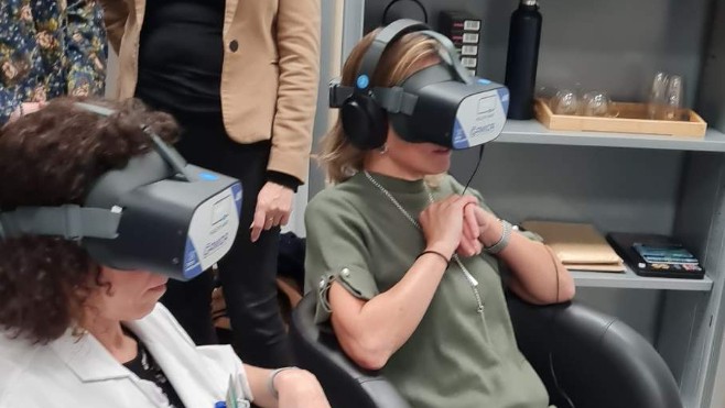 A Abbeville, l'hôpital et la clinique désormais dotés de casques de réalité virtuelle