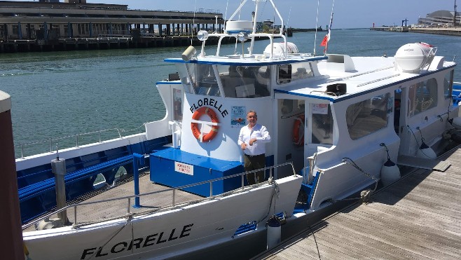 A Boulogne sur mer, le bateau promenade La Florelle a été vendu en Bretagne !