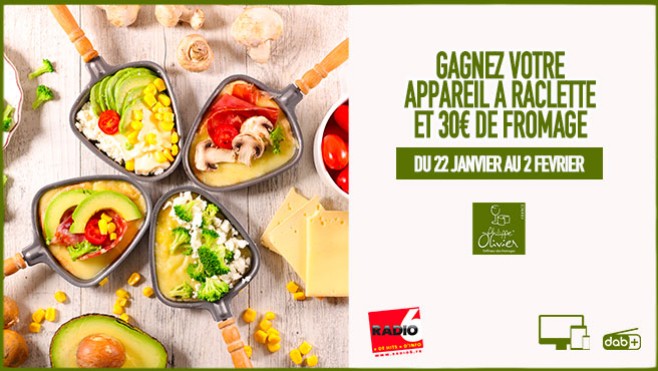 Gagnez votre appareil à raclette et 30€ de fromage