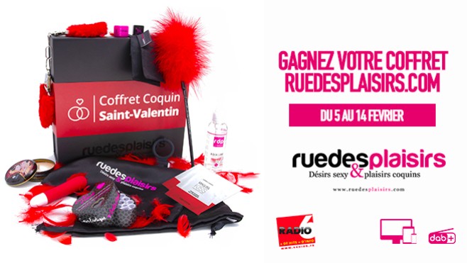 St Valentin - Gagnez votre coffrets des amoureux avec ruedesplaisirs.com