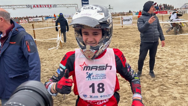 Enduropale du Touquet: Sleny Goyer remporte la course Espoirs 