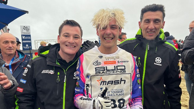 Enduropale du Touquet: Mathis Valin remporte la course Juniors