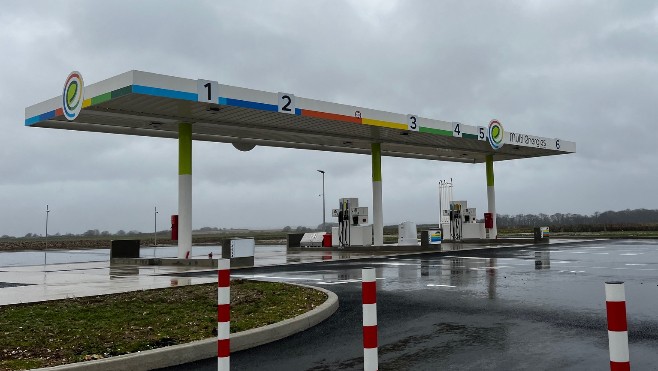 La première station service multi-énergie de la Somme a ouvert le mois dernier à Abbeville