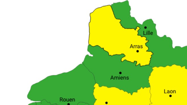 Le Pas-de-Calais en vigilance pluie-inondation