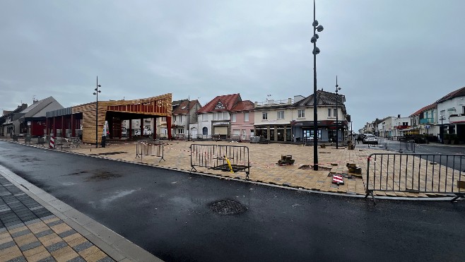 A Merlimont, les travaux de la place de la Chapelle touchent à leur fin