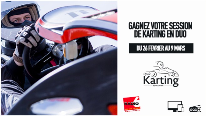 Radio 6 vous invite chez Opale Karting à Berck