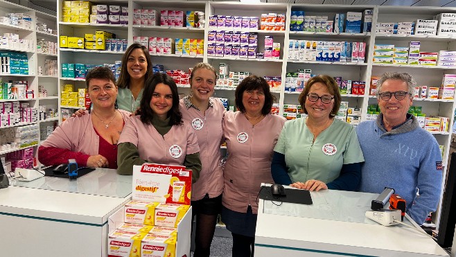 A Neuville-sous-Montreuil, la pharmacie Saint Hubert a pu rouvrir dans des préfabriqués