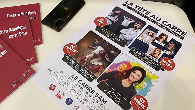 A Boulogne-sur-mer, le festival la Tête au Carré a concocté 4 rendez-vous pour rire !