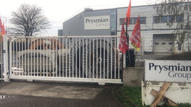Calais : blocage du site de Prysmian Draka pour dénoncer les propositions de la direction