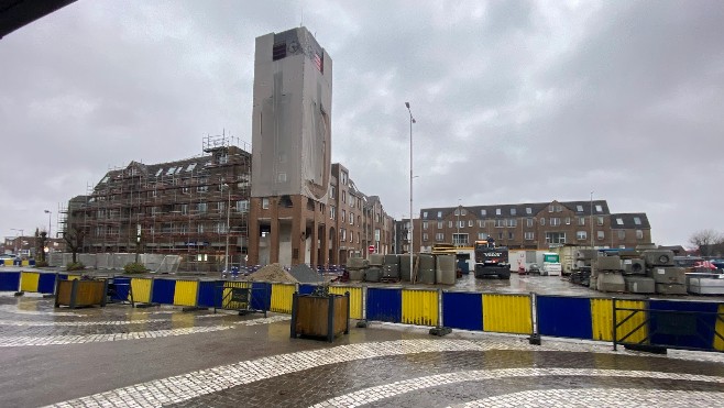 Le centre de Cappelle-La-Grande en plein chantier pour plusieurs mois... 