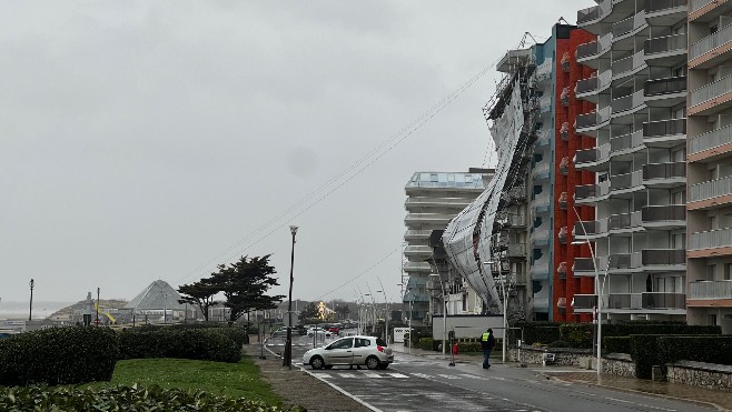 Touquet: l'opération de mise en sécurité de l'échafaudage doit débuter aujourd'hui