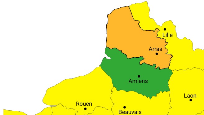 Météo France maintient le Pas-de-Calais en vigilance orange crues