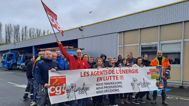 La colère des agents Enedis dans les Hauts-de-France