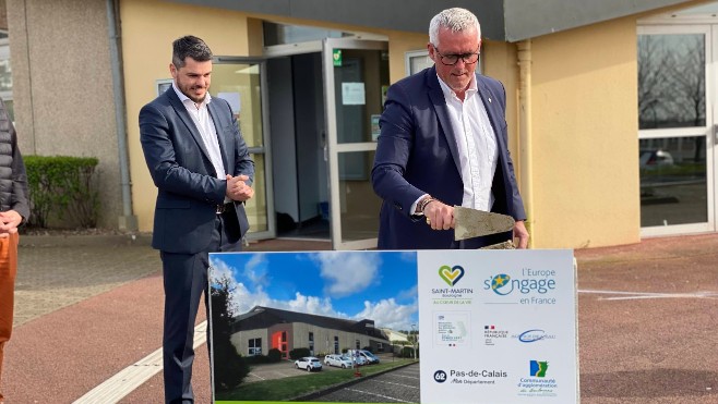 Saint-Martin-Boulogne : c'est parti pour 10 mois de travaux de rénovation du centre culturel Georges Brassens !