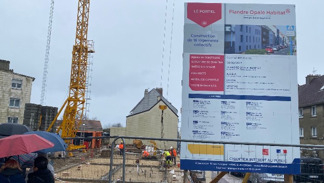 Au Portel, une nouvelle résidence de 16 logements est en construction rue d'Outreau.