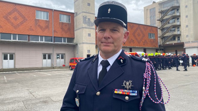 Les pompiers de Boulogne sur mer ont un nouveau commandant : le capitaine Jonathan Caruso.