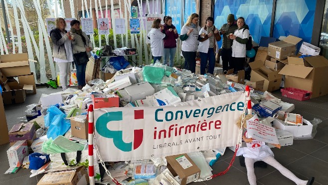 Dunkerque : les infirmières libérales déversent des kilos de pansements, et médicaments déjà remboursés mais jamais utilisés !